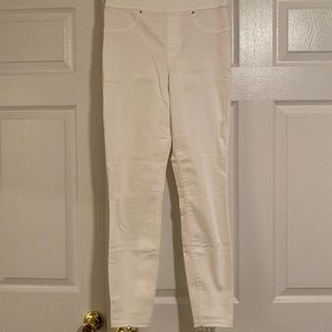 White spanx jeggings size small